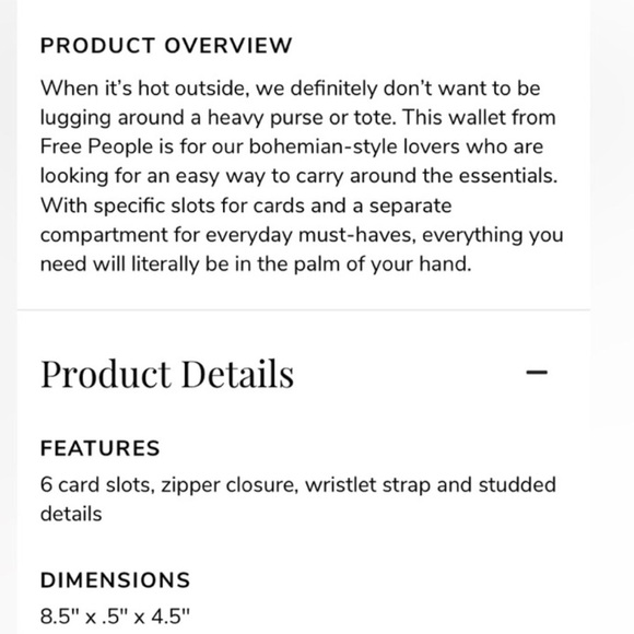 Free People Tan Leather Wallet - Picture 14 of 14